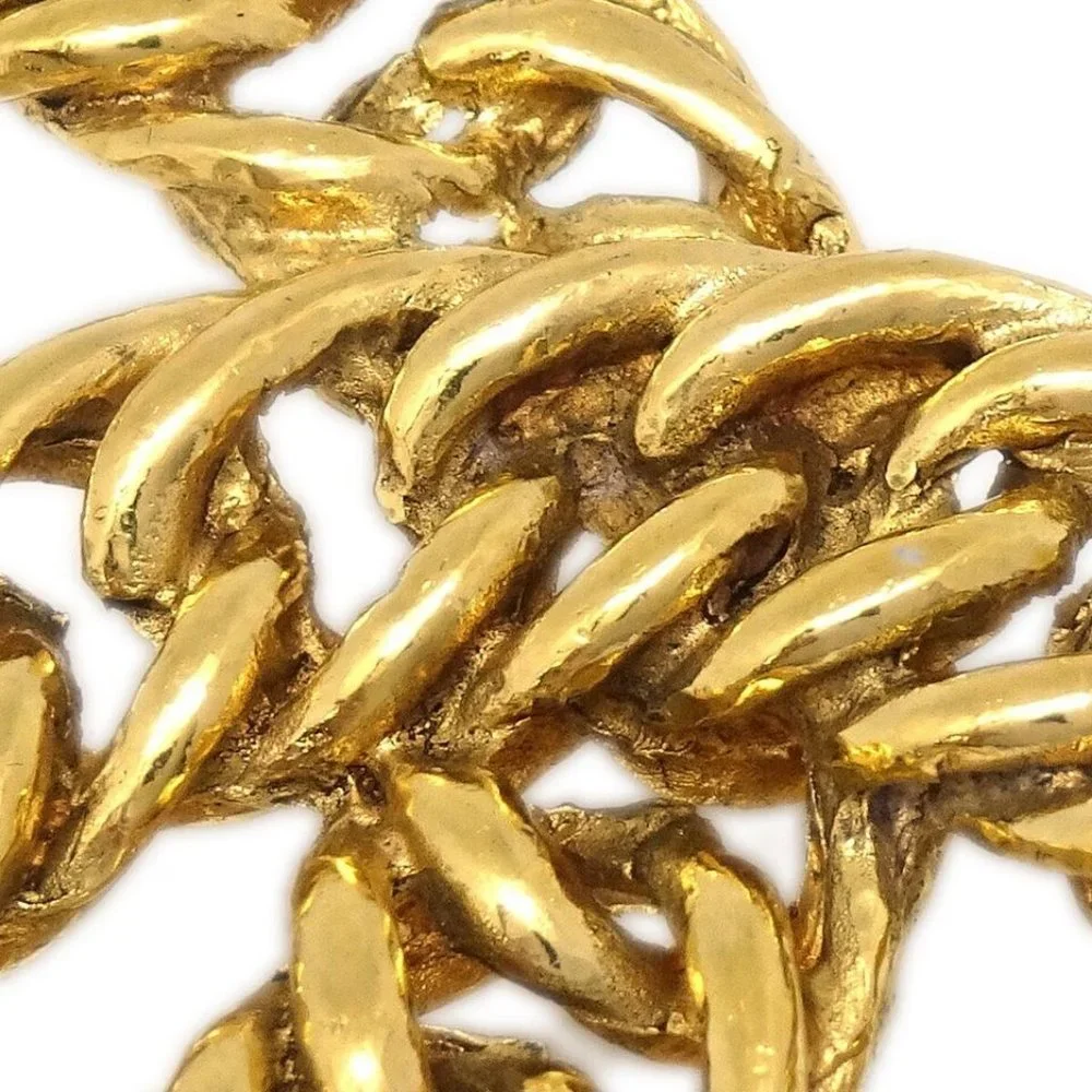 Chanel CC Brooch Pin Gold 1107 121314